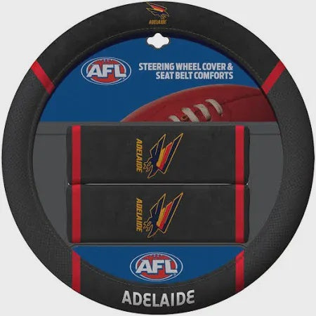 Adelaide Crows Steering Wheel Cover - New Logo