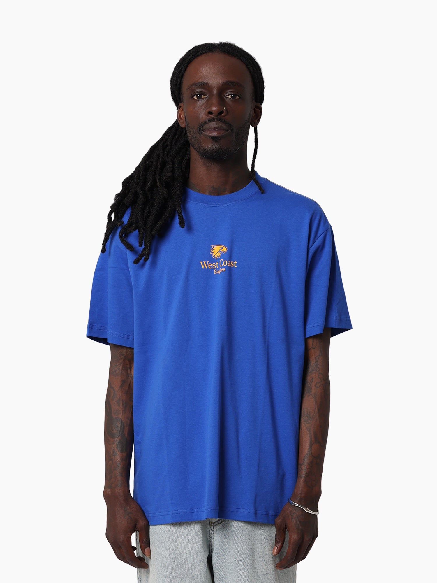 West Coast Eagles Multi Logo Tee