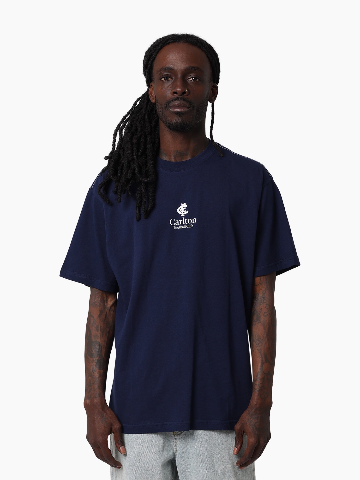 Carlton Blues Multi Logo Tee -