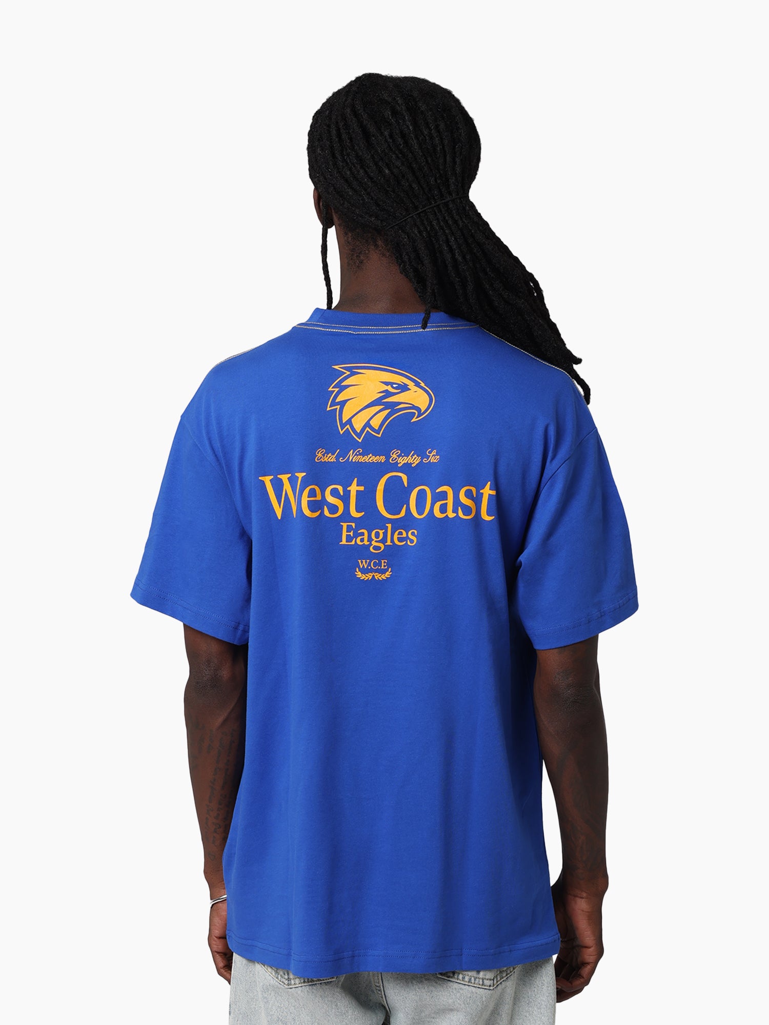 West Coast Eagles Multi Logo Tee