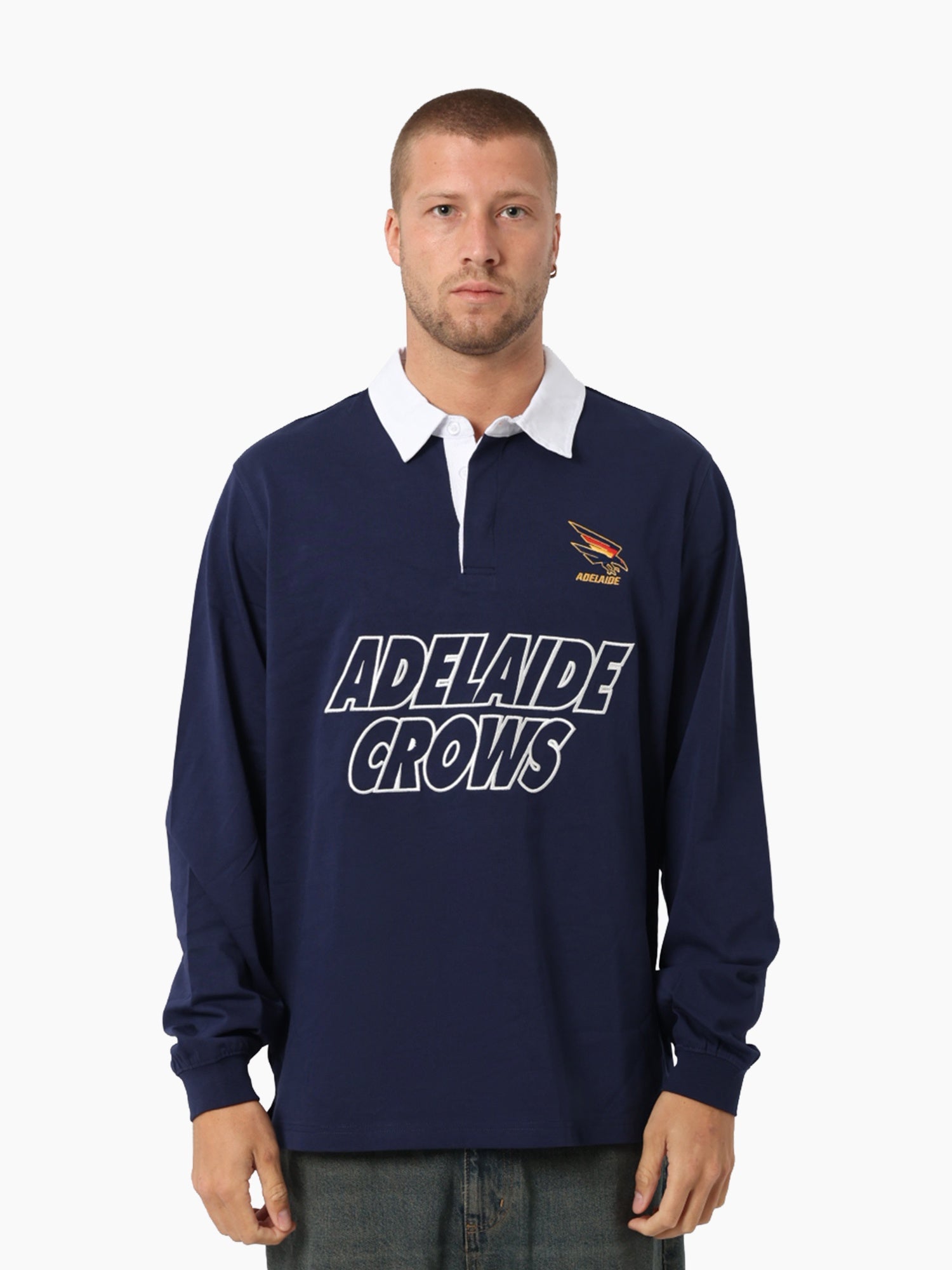 Adelaide Crows Long Sleeve Rugby Top