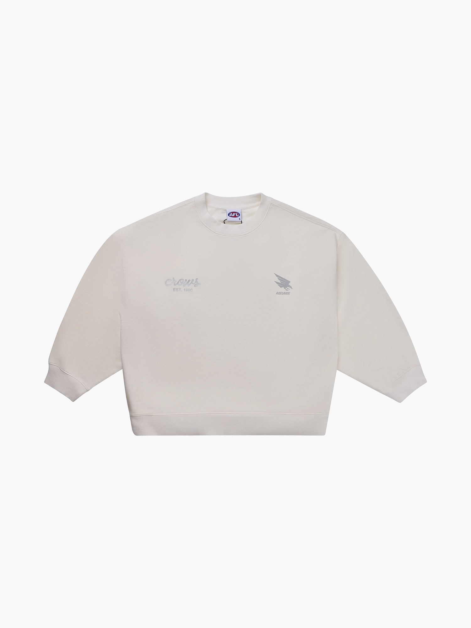 Adelaide Crows Women's Crew Jumper - White