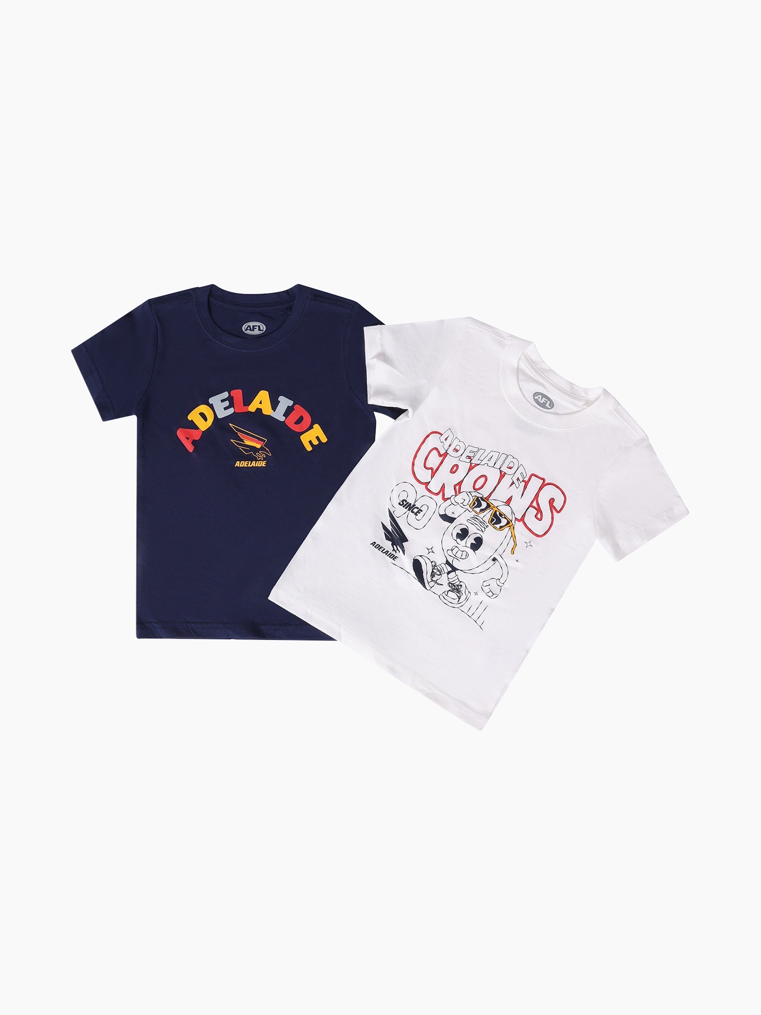 Adelaide Crows Kids Graphic Tee 2 Pack