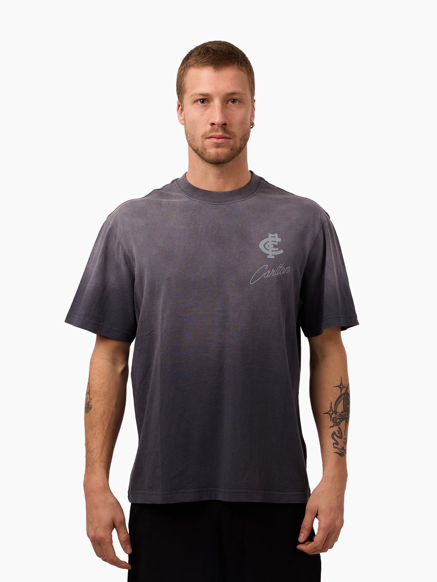 Carlton Blues Sun Bleached Tee