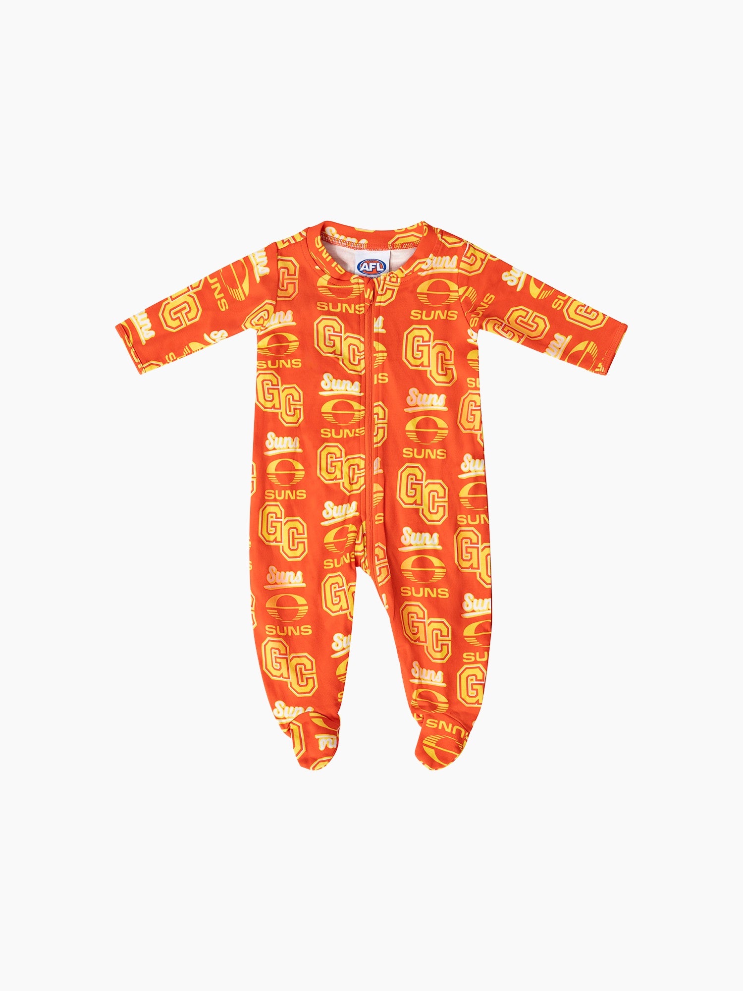 Gold Coast Suns Team Baby Onesies