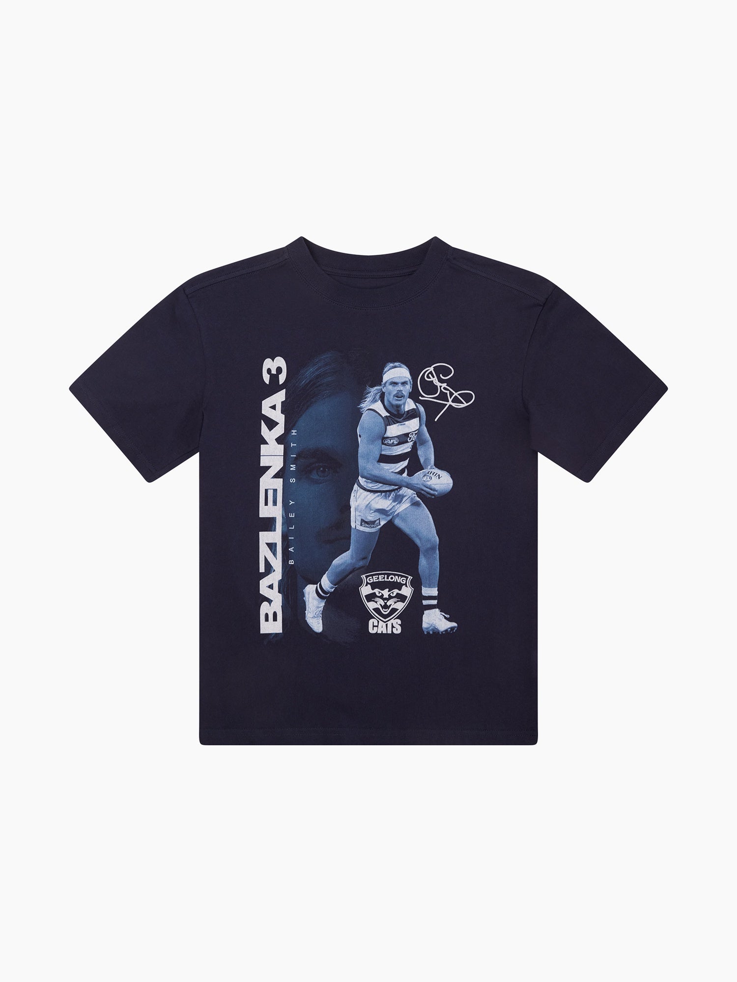 Geelong Cats Youth Player Signature Tee - Bailey Smith