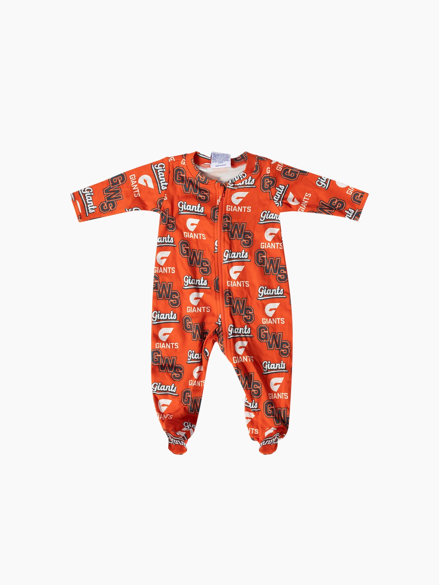 Greater Western Sydney Giants Team Baby Onesies