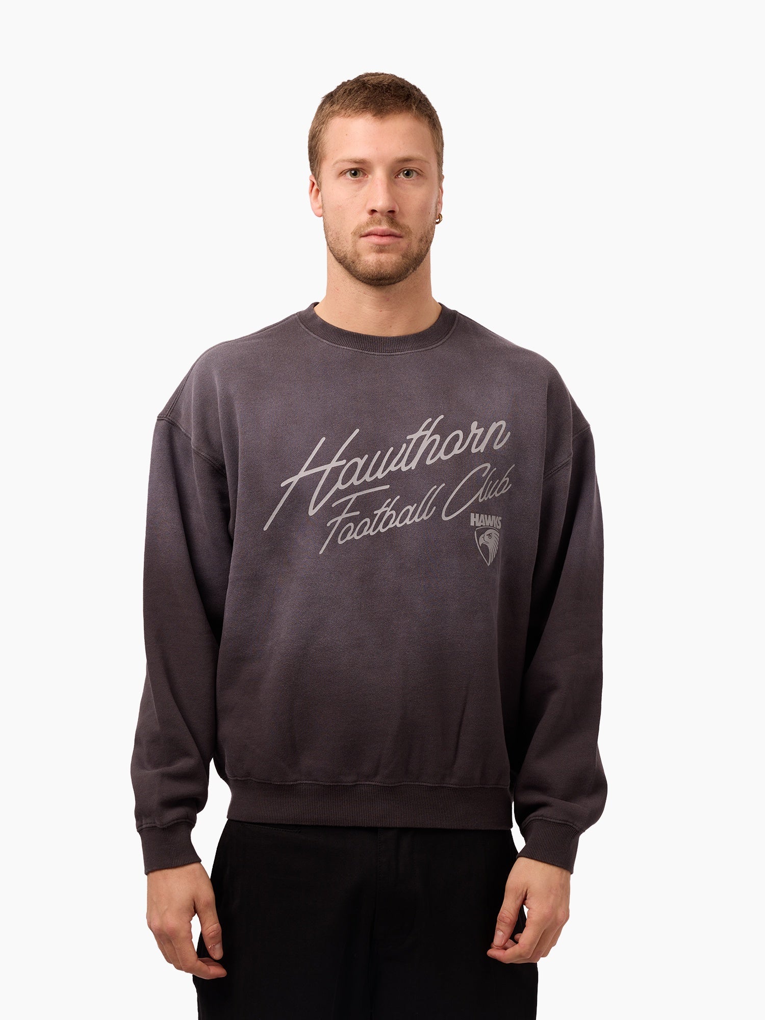 Hawthorn Hawks Sun Bleached Crew Jumper