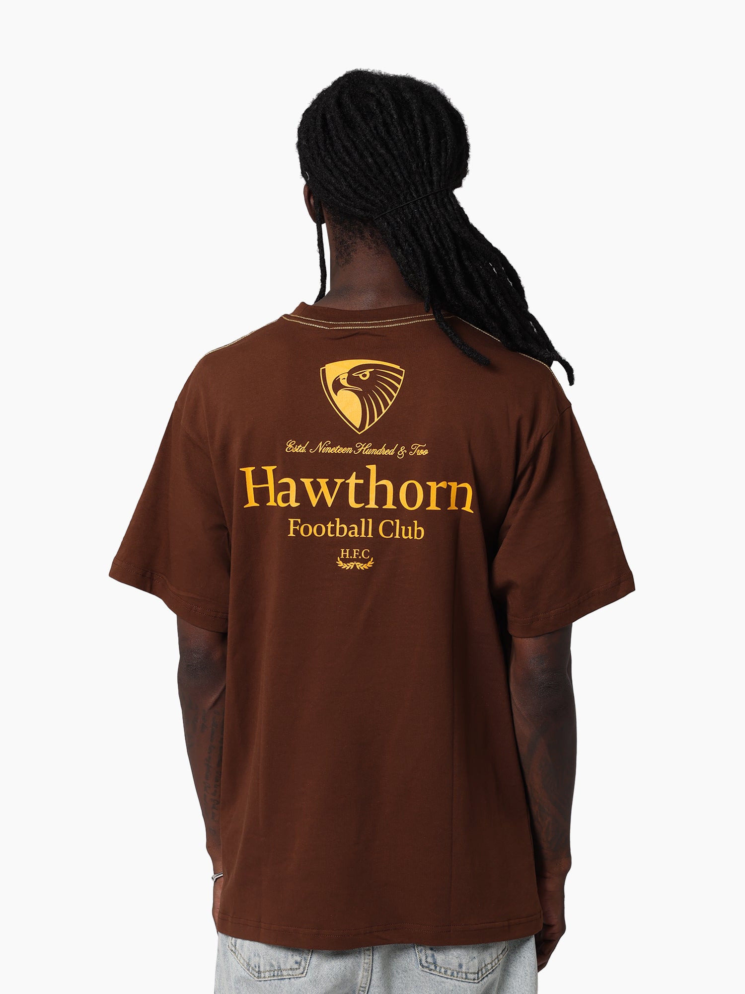 Hawthorn Hawks Multi Logo tee -