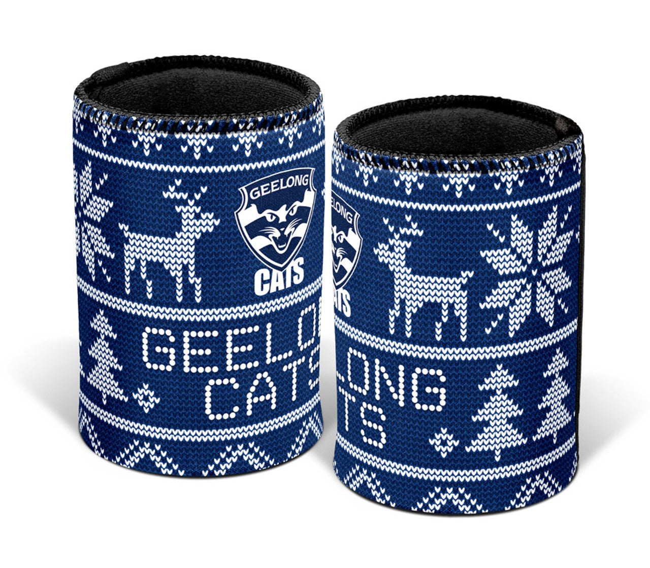 Geelong Cats Christmas Can Cooler