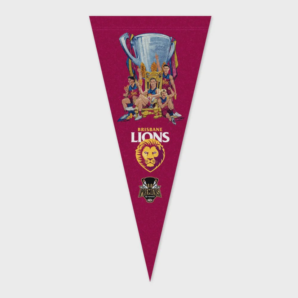 Brisbane Lions  2025 Grange Premiership Cup Pennant