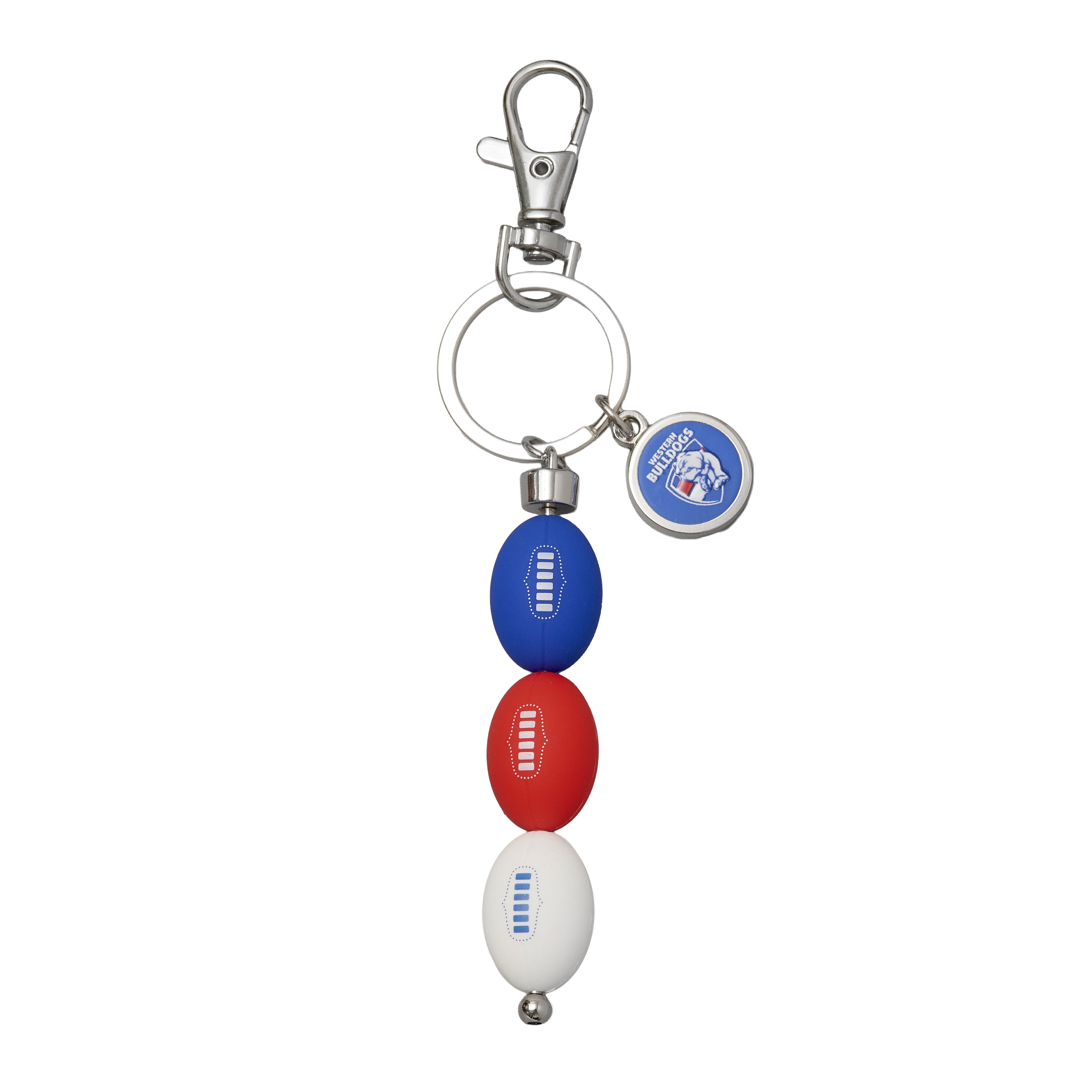Western Bulldogs 3 Ball Keyring