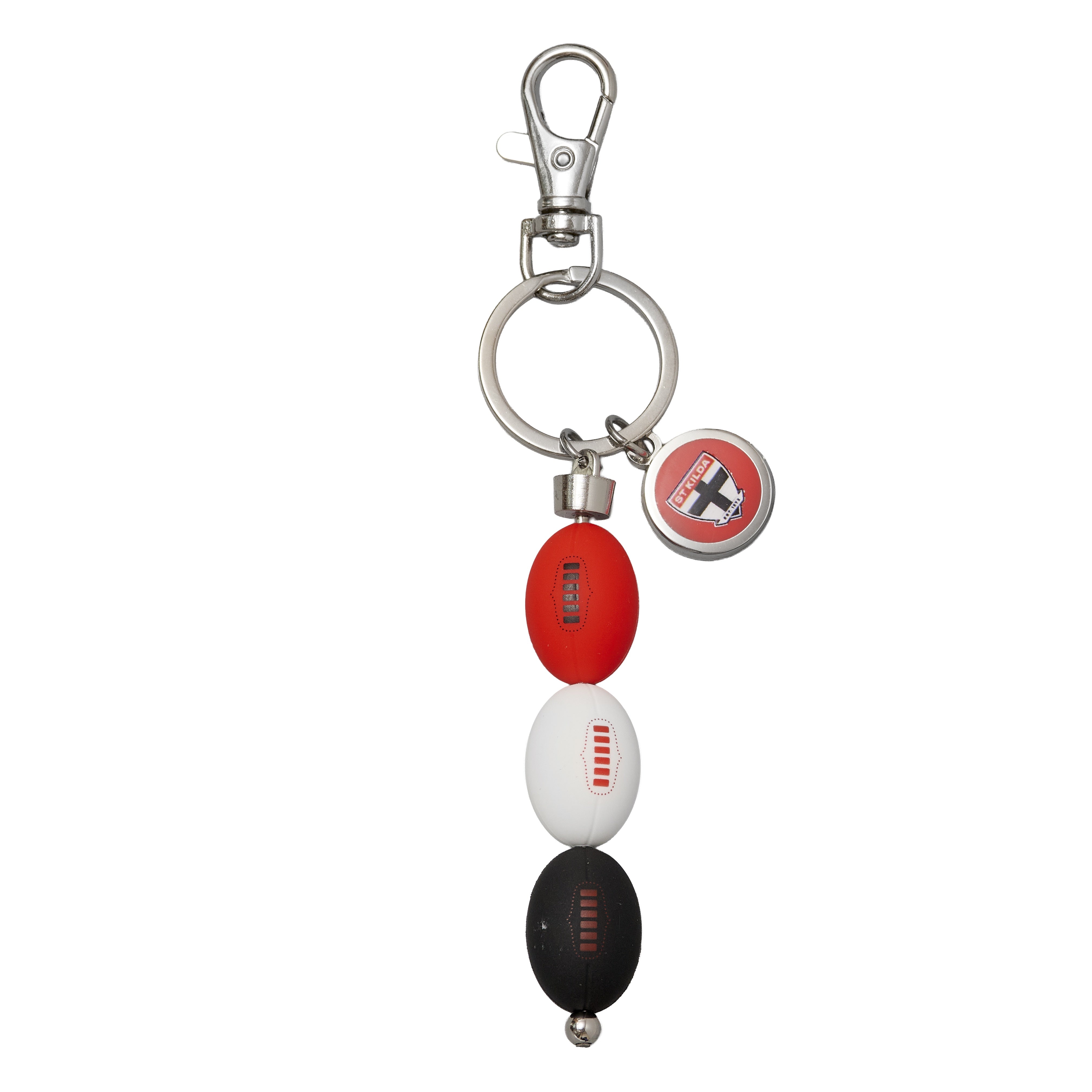 St Kilda Saints 3 Ball Keyring