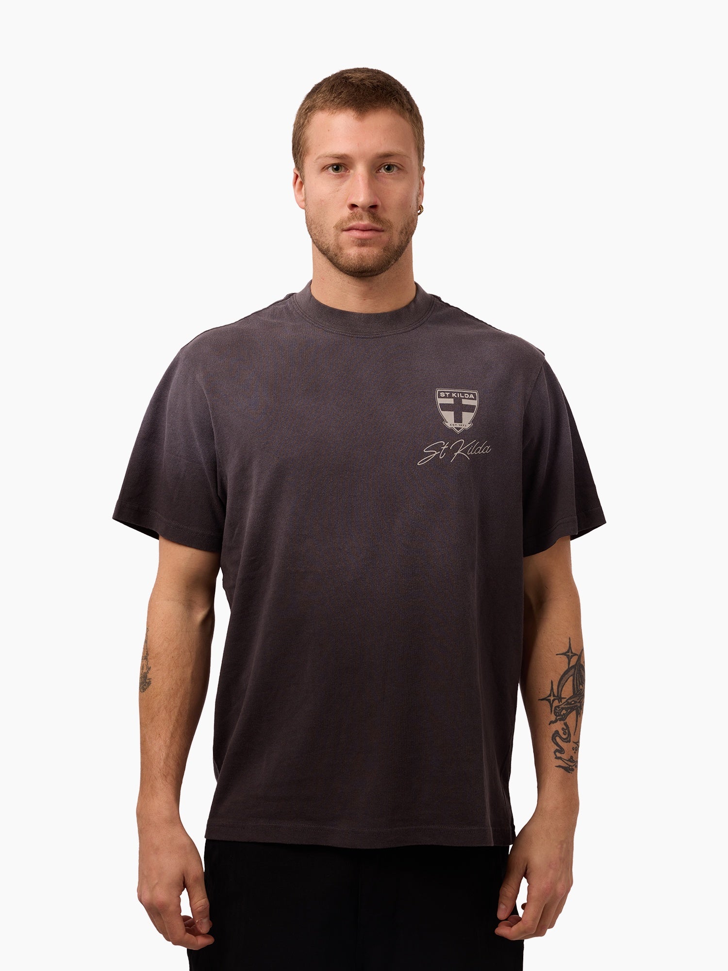 St Kilda Saints Sun Bleached T - Shirt