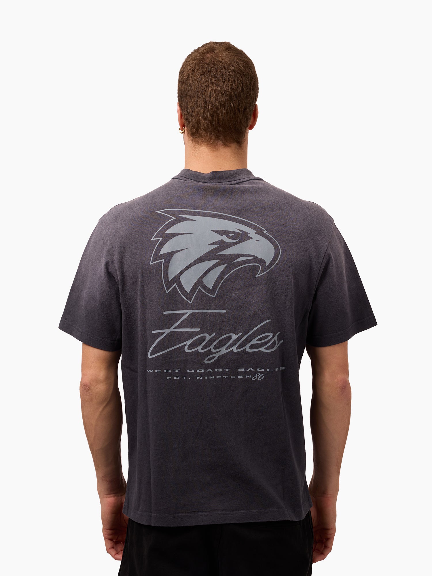 West Coast Eagles Sun   Bleached Tee