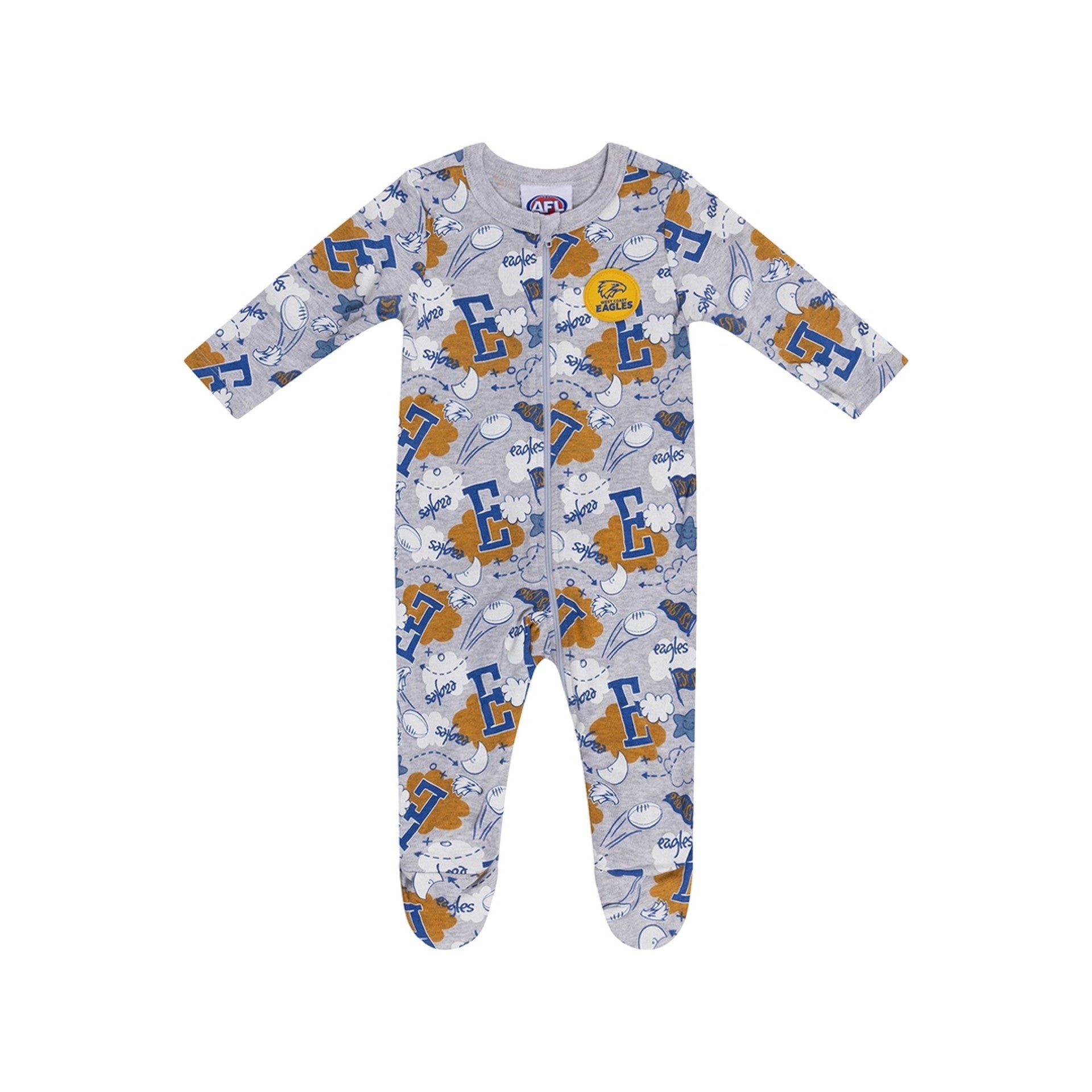 West Coast Eagles Baby Cloud Romper