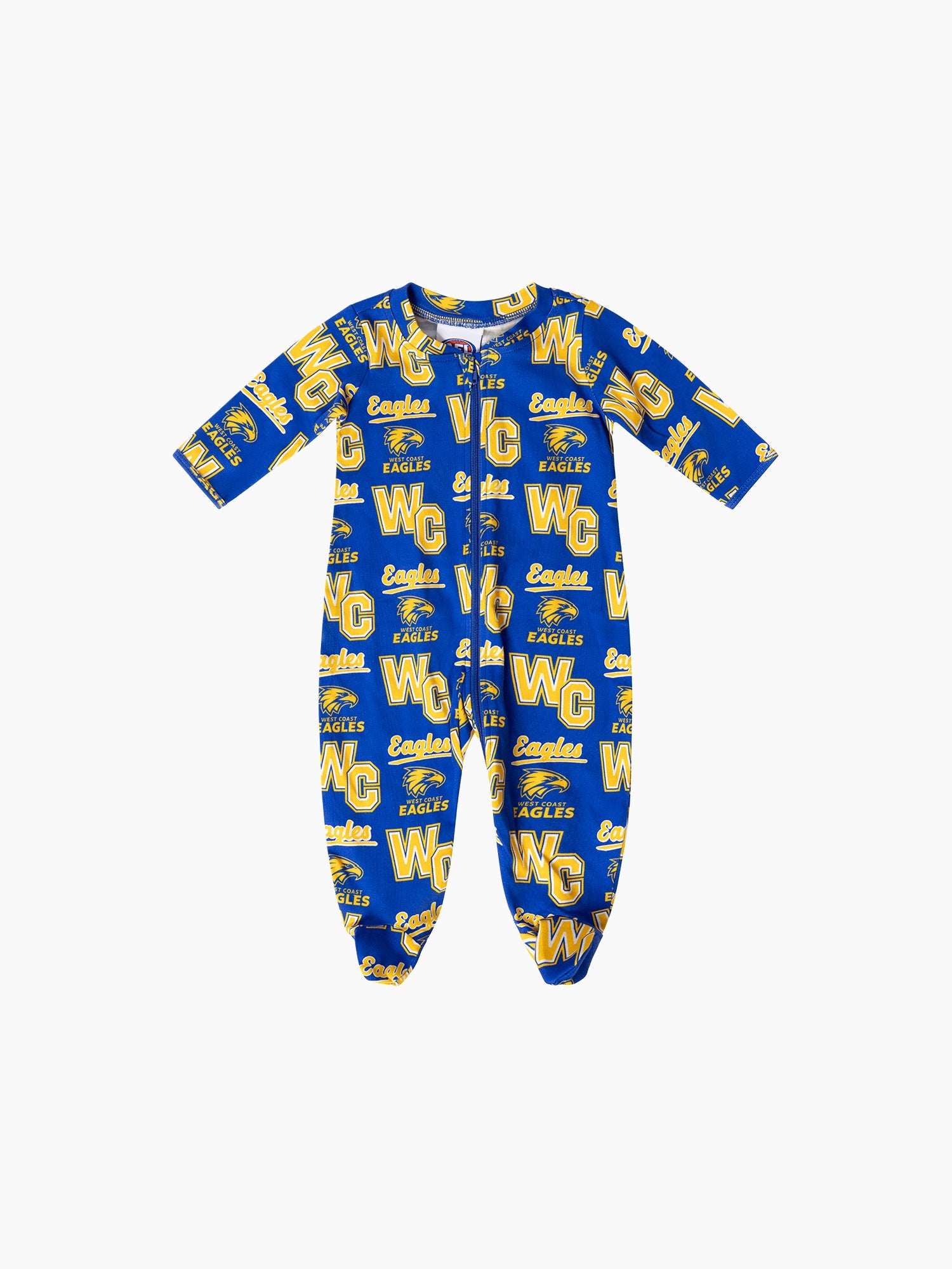 West Coast Eagles Team Baby Onesies