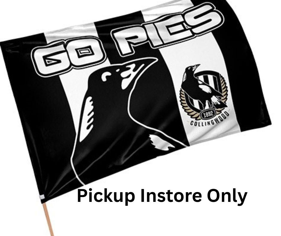 Collingwood Magpies Game Day Flag