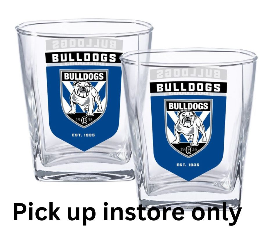 Canterbury Bulldogs Spirit Glasses - Set of 2