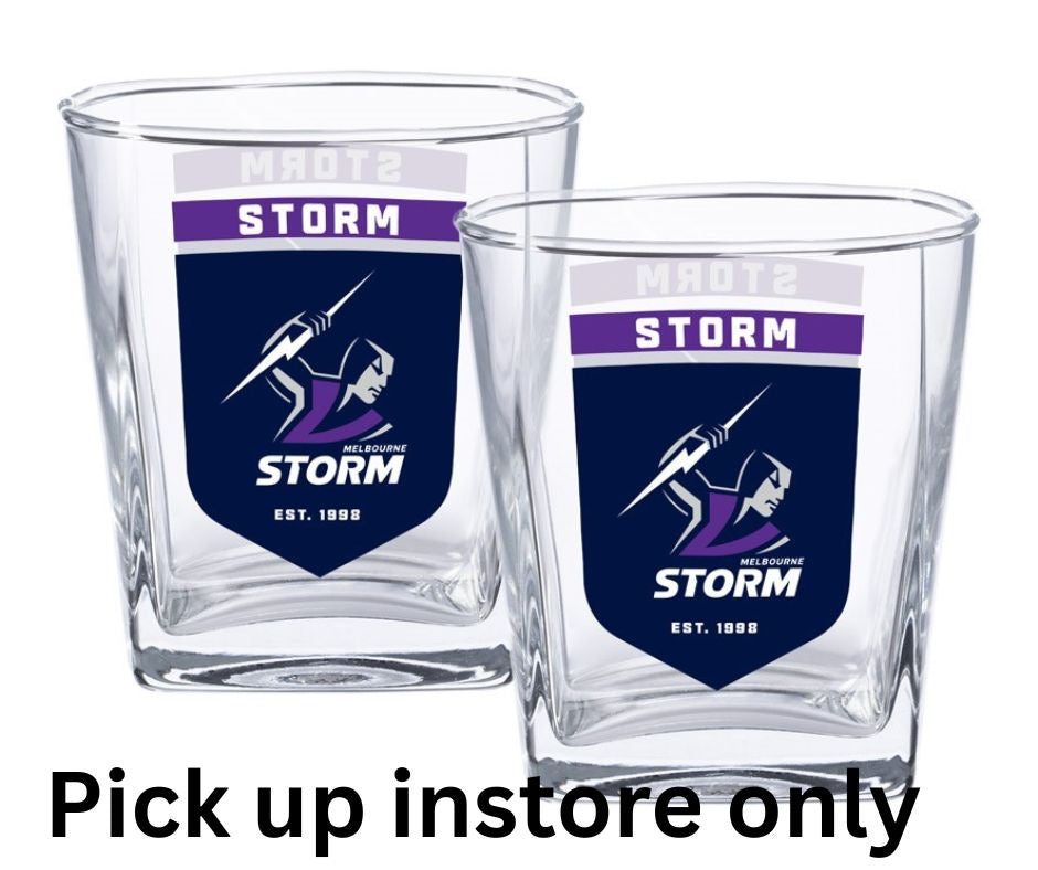 Melbourne Storm Spirit Glasses - Set of 2