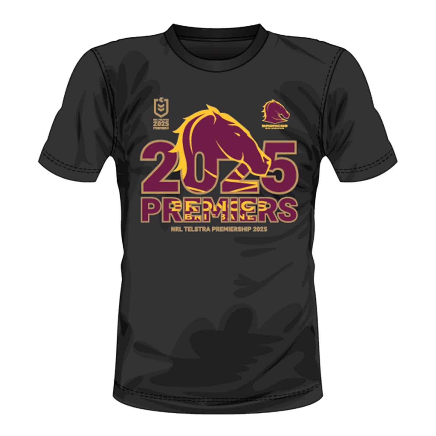 Brisbane Broncos 2025 Premiers Youth T-shirt