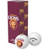 Brisbane Lions Golf Balls - 3 pack