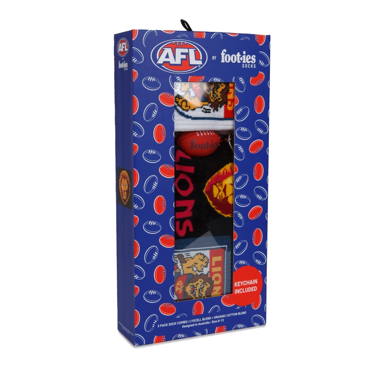 Brisbane Lions Socks Gift Pack