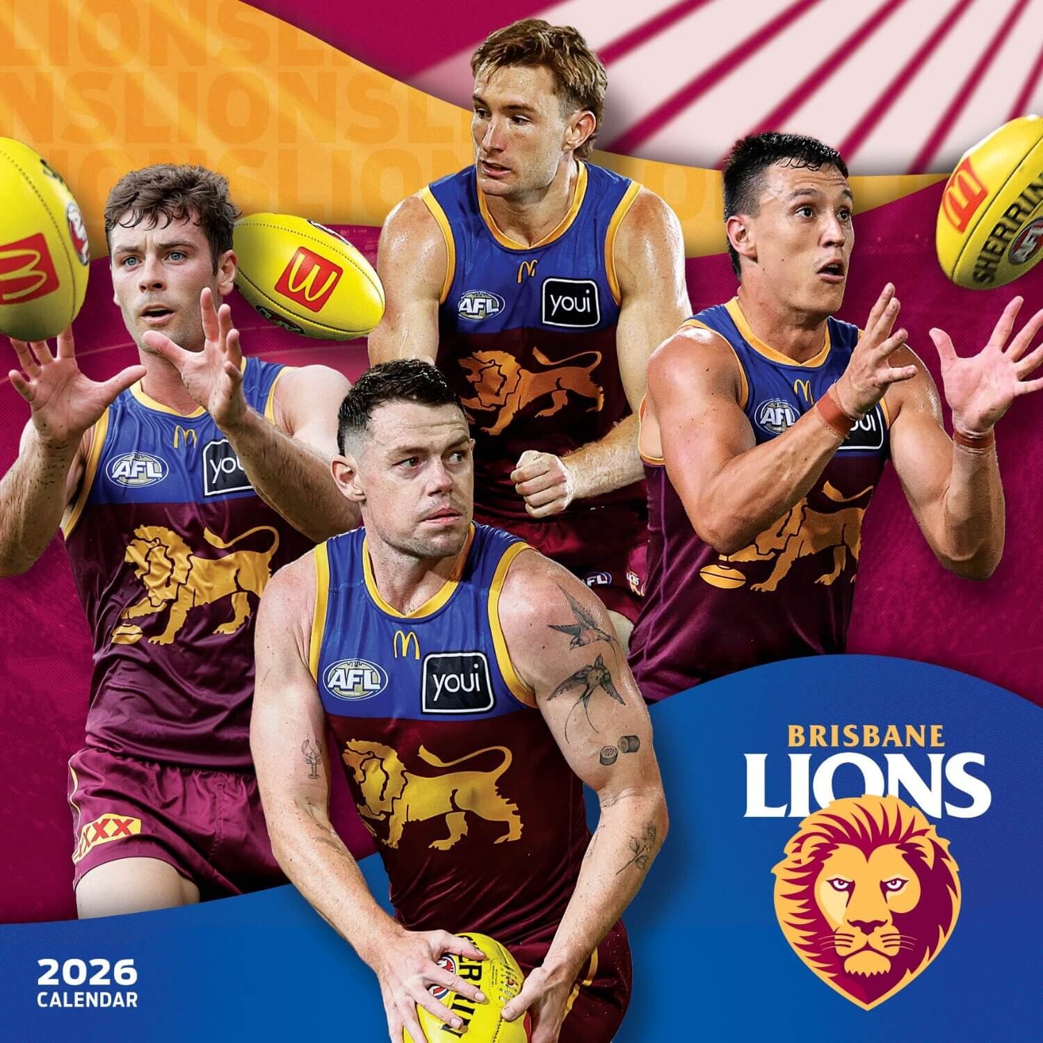 Brisbane Lions 2026 Calendar