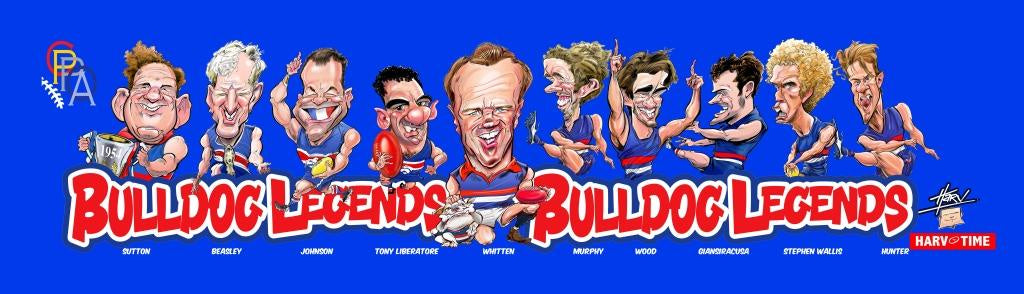 Western Bulldogs Legends Bar Runner