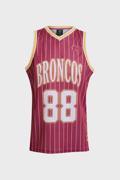 Brisbane Broncos Youth Basketball Singlet