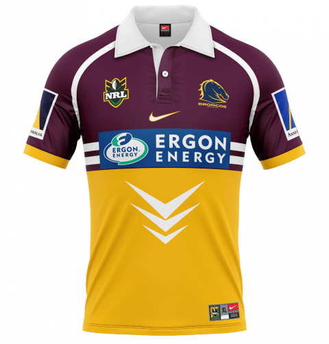 Brisbane Broncos 2000 Retro Jersey