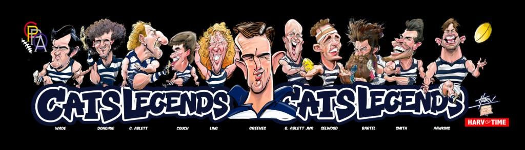 Geelong Cats Legends Bar Runner