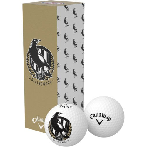 Collingwood Magpies Golf Balls - 3 pack