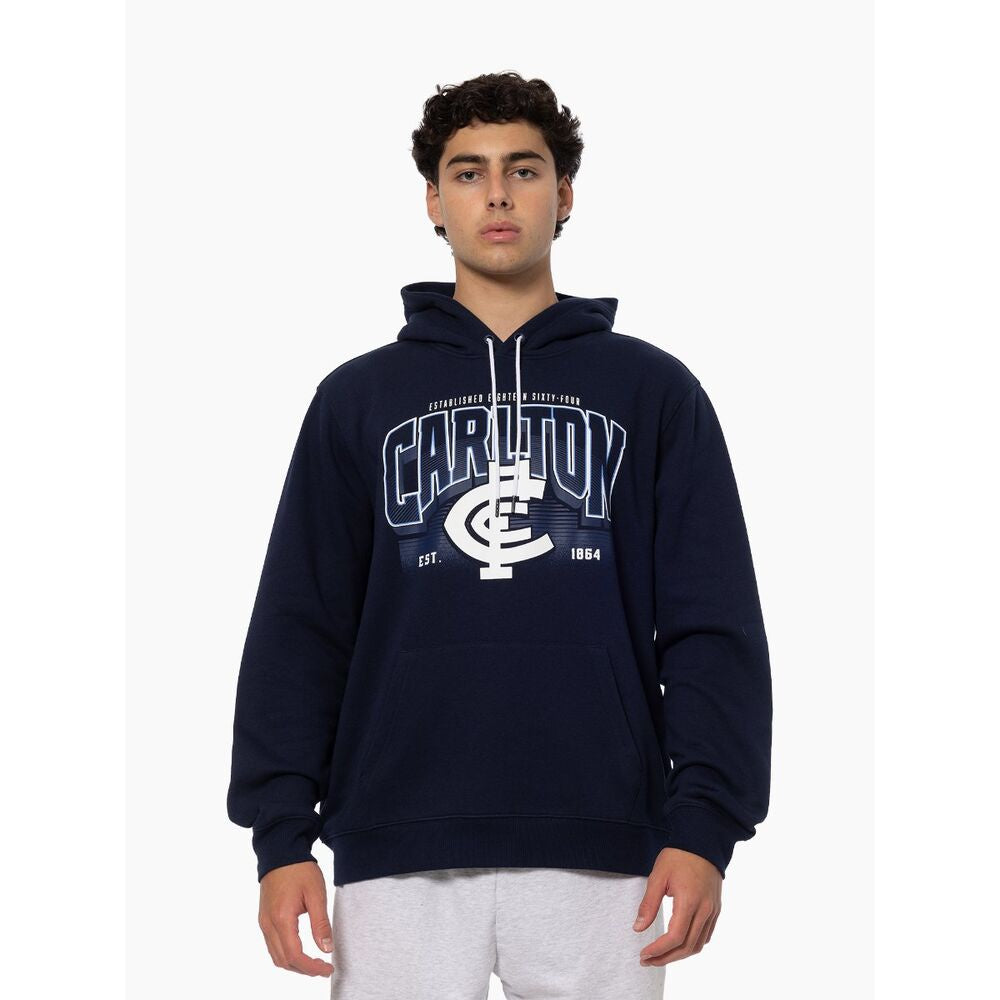 Carlton Blues Wordmark Hood