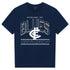 Carlton Blues Arch Stack Tee