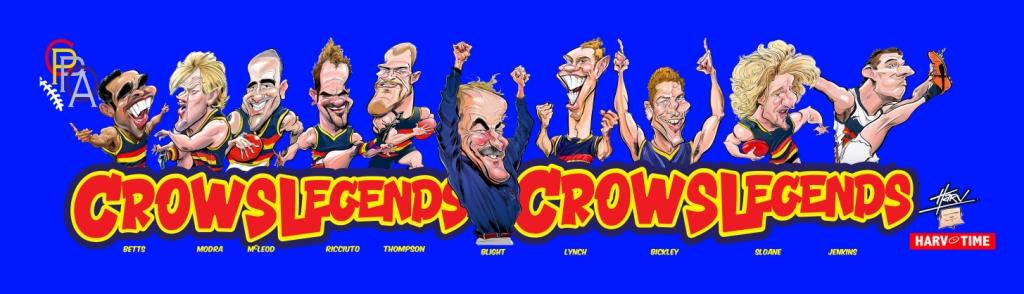 Adelaide Crows Legends Bar Runner