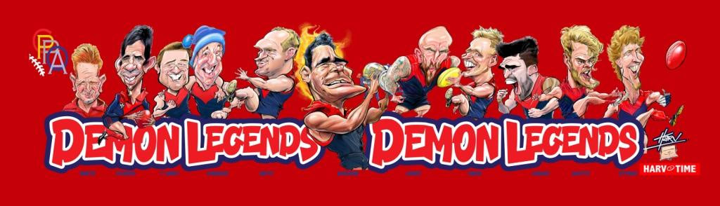 Melbourne Demons Legends Bar Runner