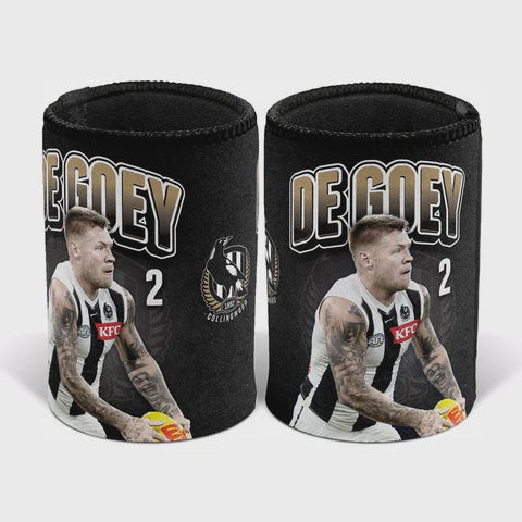 Collingwood Magpies Player Can Cooler- Jordan De Goey