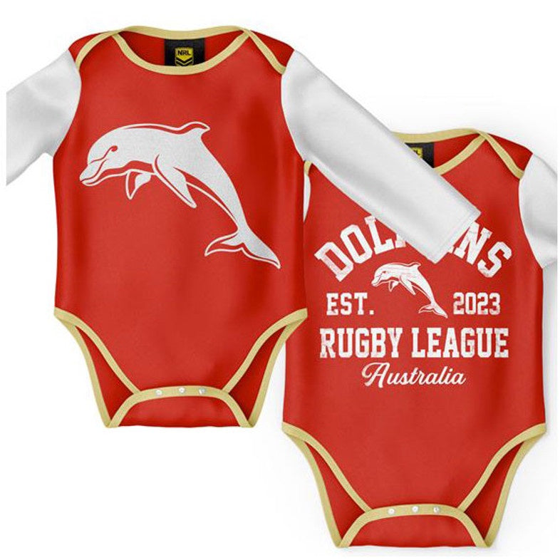 Dolphins 2pc Baby Romper Set