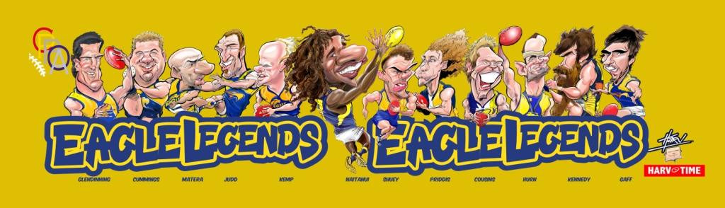 West Coast Eagles Legends Bar Runner