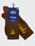 Hawthorn Hawks Sneaker Socks - Pack of 2