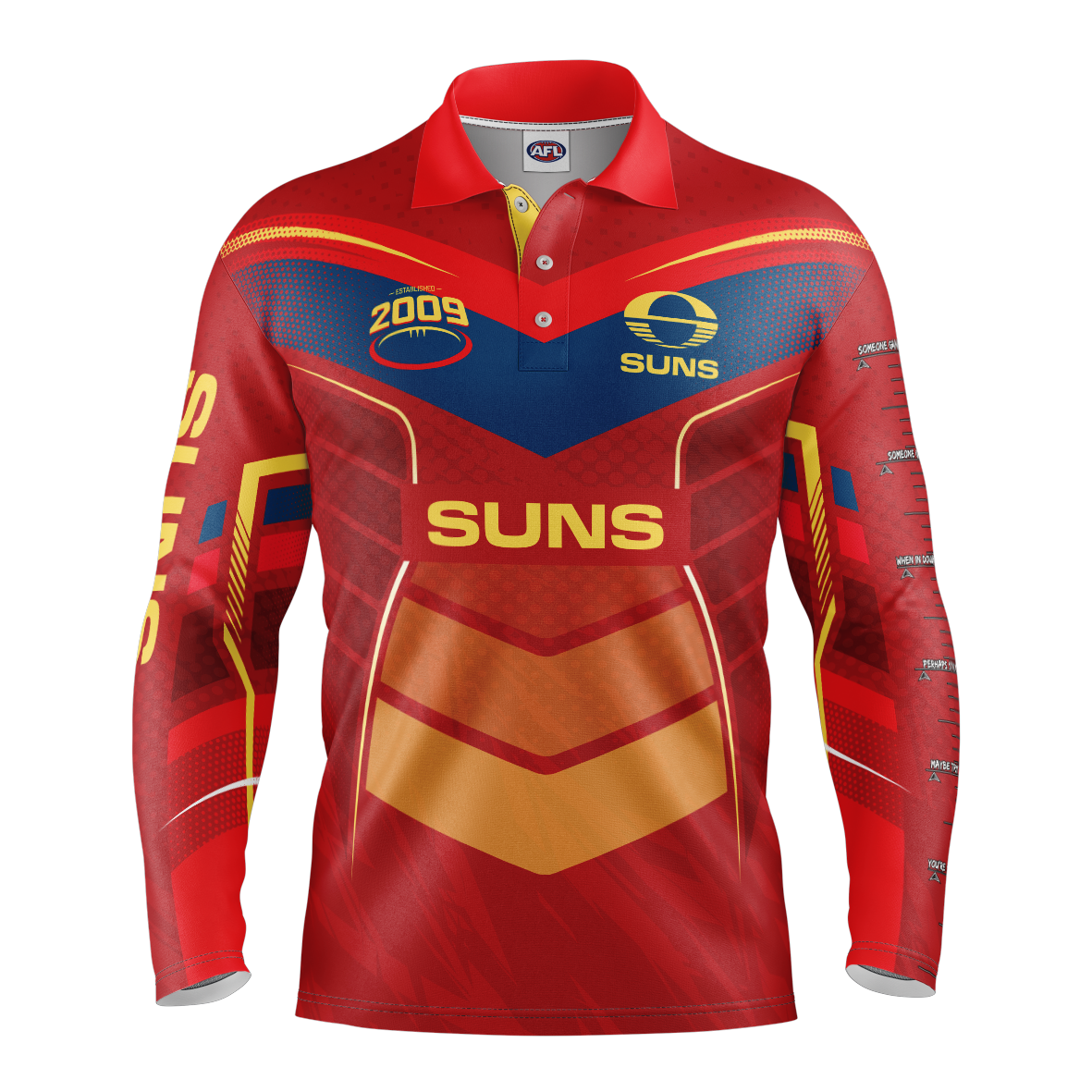 Gold Coast Suns Cyber Fishing Shirt