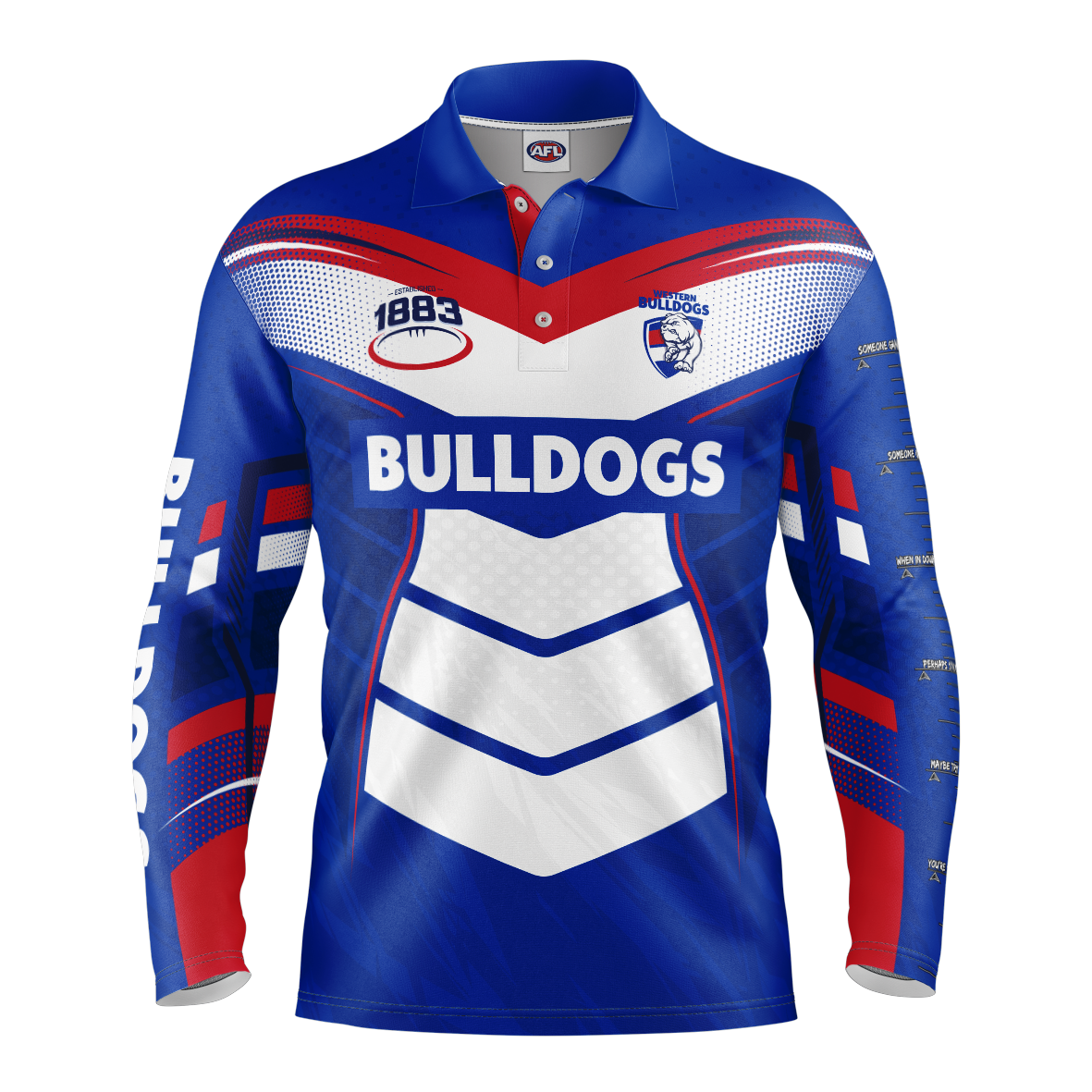 Western Bulldogs Youth Cyber Fishing Shirt