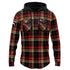 Dolphins Hooded Flannel Shirt