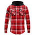 St George Illawarra Dragons Hooded Flannel Shirt