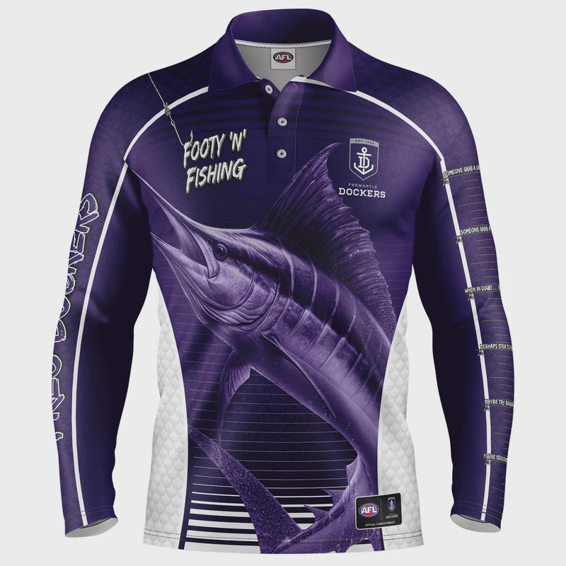 Fremantle Dockers Youth Footy N Fishing Shirt