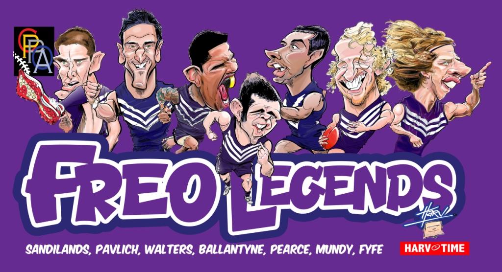 Football Legends Caricature Can Cooler