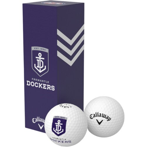 Fremantle Dockers Golf Balls - 3 pack