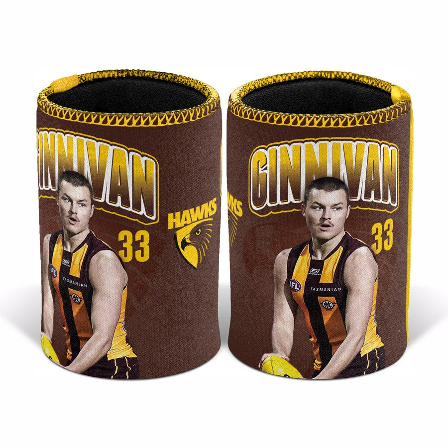 Hawthorn Hawks Player Can Cooler - Jack Ginnivan