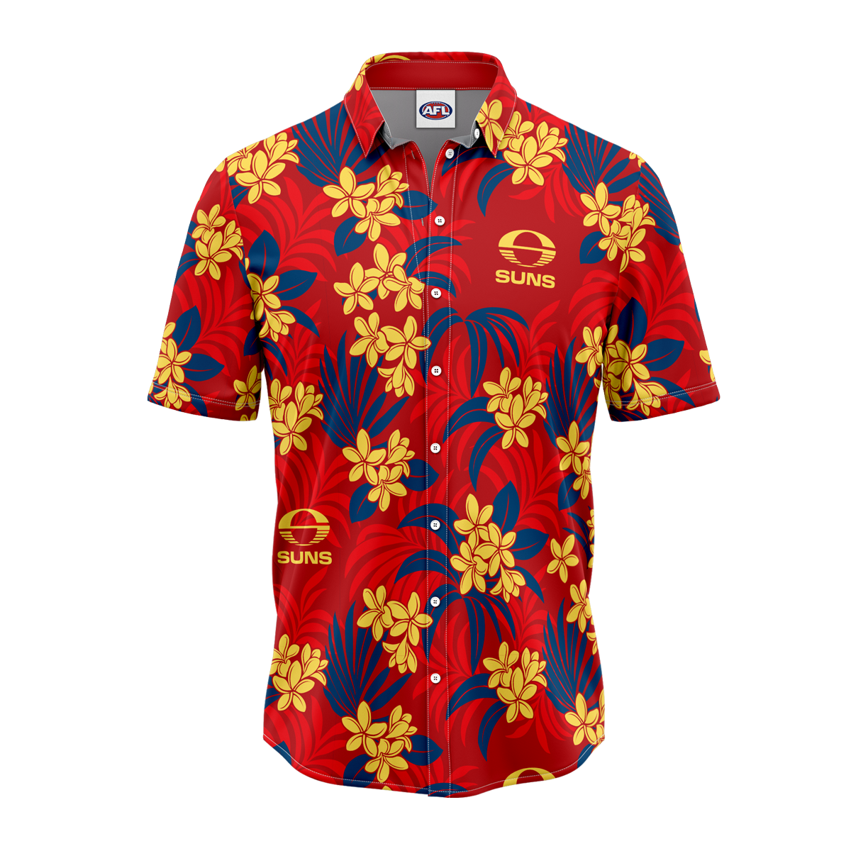 Gold Coast Suns Reef Hawaiian Shirt